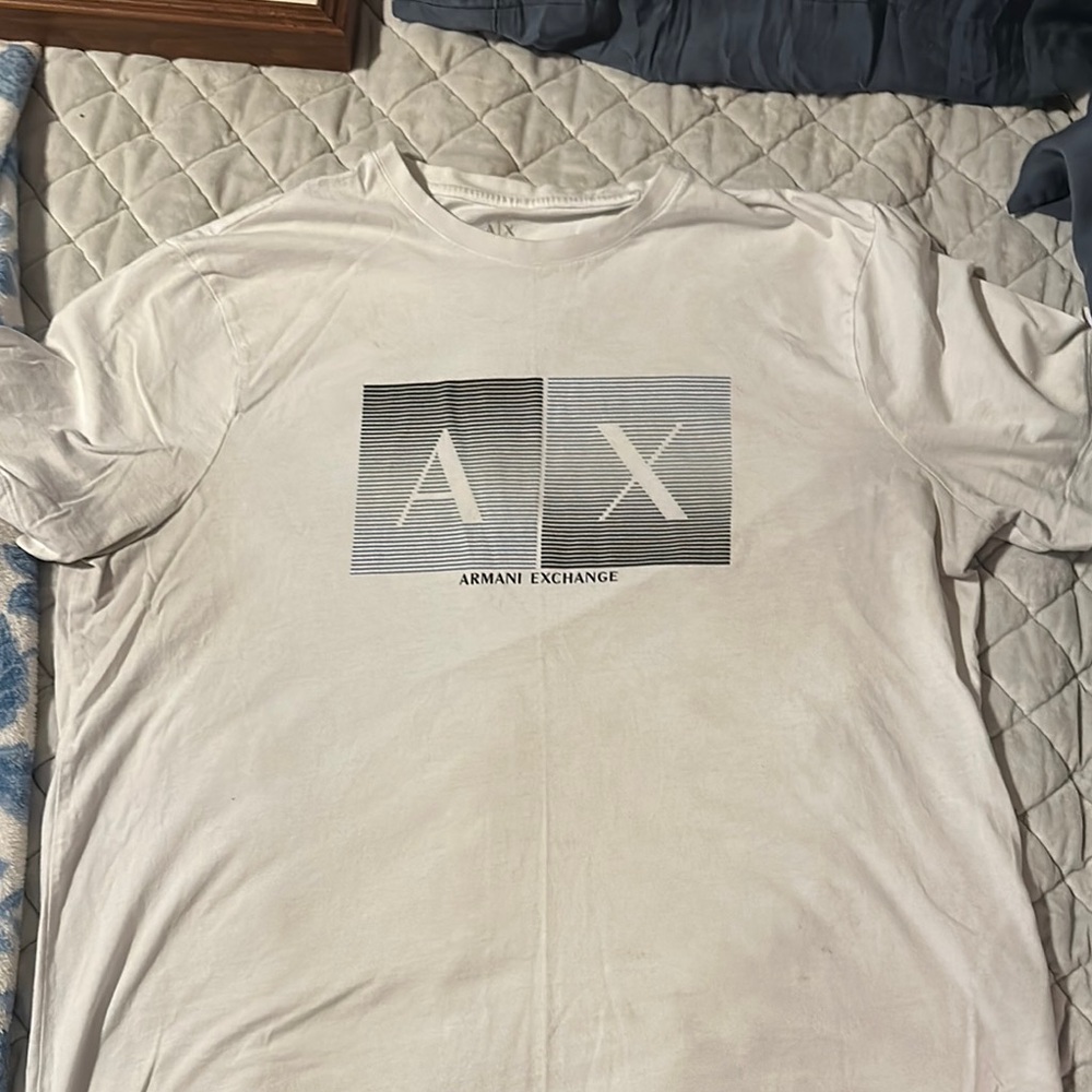 Armani Exchange White T-Shirt for Men